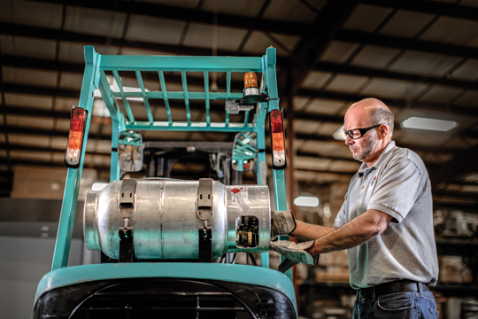 5 Safety Tips to Think About When Using Propane Powered Forklifts