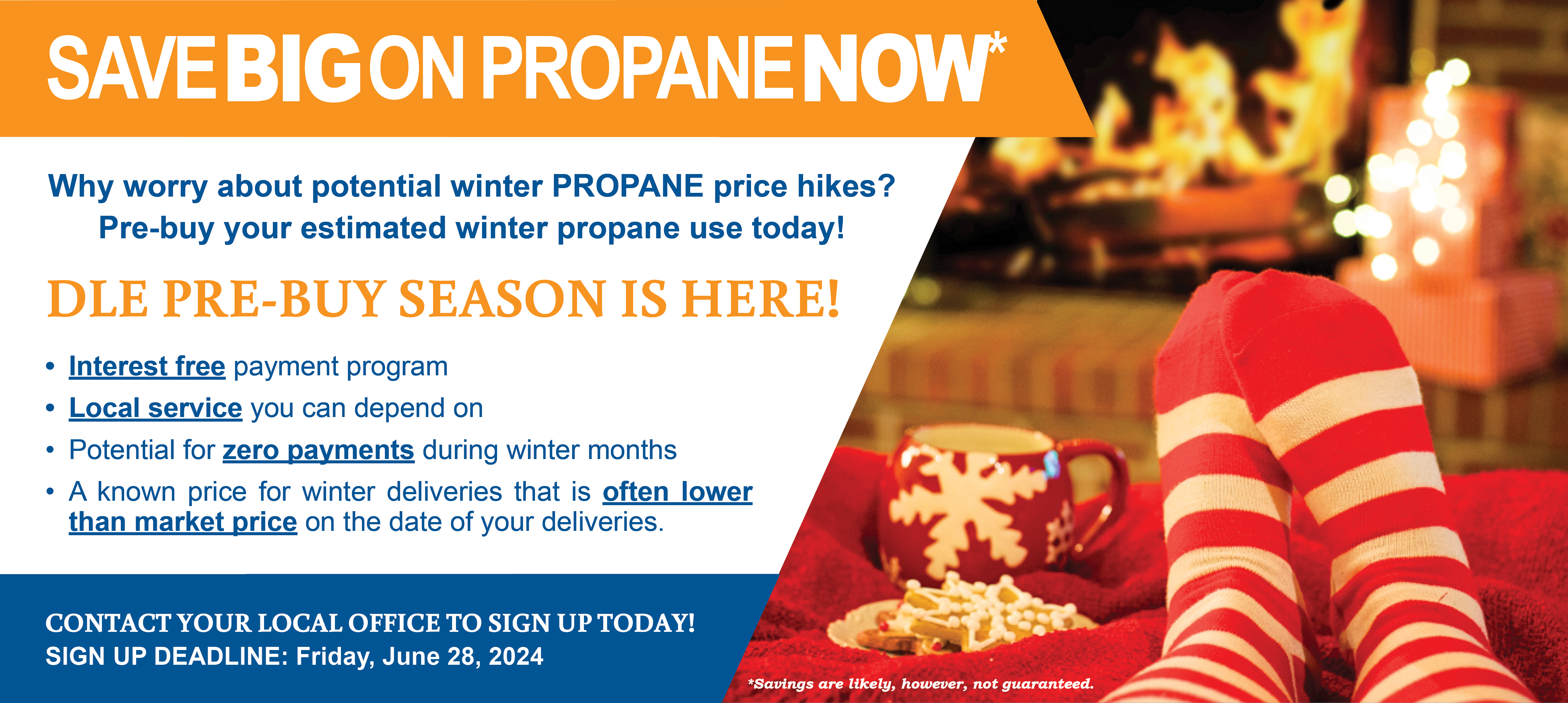 Delta Liquid Energy's winter propane Pre-Buy program
